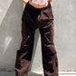 Korean Pants Women Y2K Baggy Jean Woman Drawstring Fairy Grunge Low Rise Vintage Loose Jeans