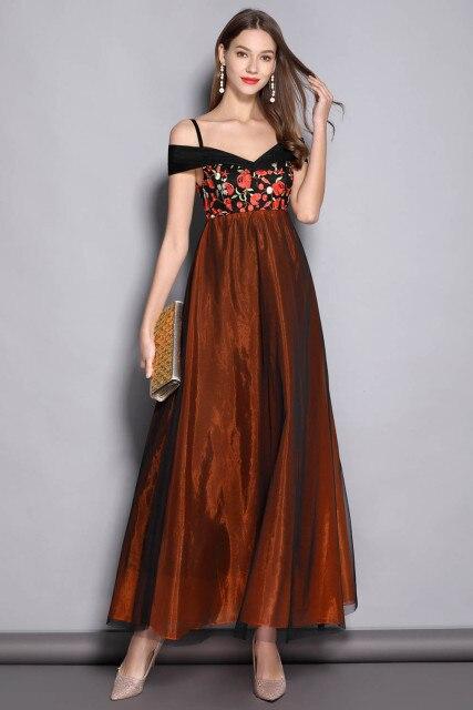 Sexy Off the Shoulder Elegant Party Prom Long Runway Dresses