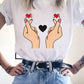 Love Sweet Trend 90s Print T Shirt