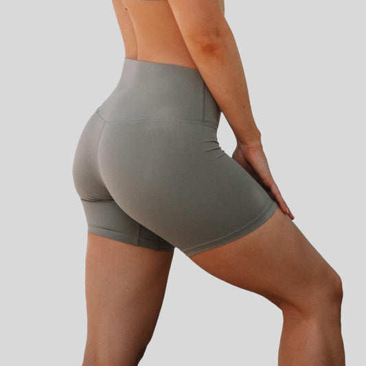 High Waisted Workout Super Stretchy Athletic Shorts