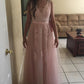 2023 Pearl Pink Long Prom Dresses