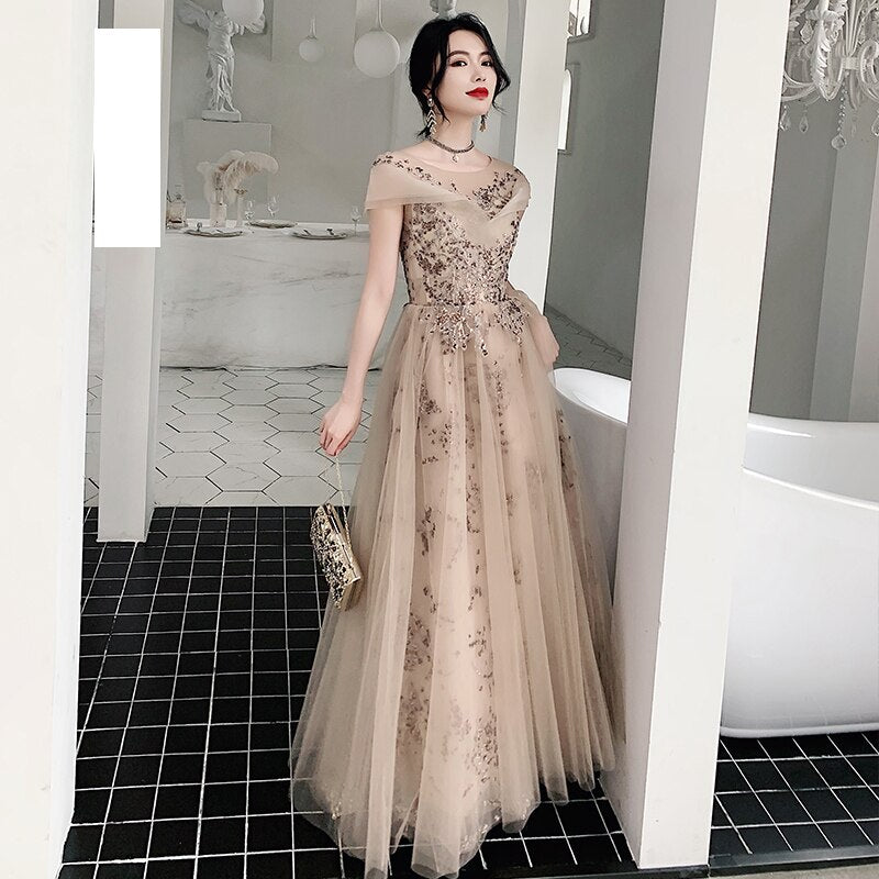 2023 Multi Option Elegant Long Ever Pretty Elegant Prom Dresses