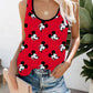 Funny Mickey and Minnie Mouse Print Summer Sleeveless Casual Streetwear