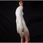 Sequins Cuff Splicing Shinny Tassel Dress