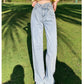 Dark Blue Womens Jeans High Waist Vintage Straight Baggy Denim Pants American Style Fashion