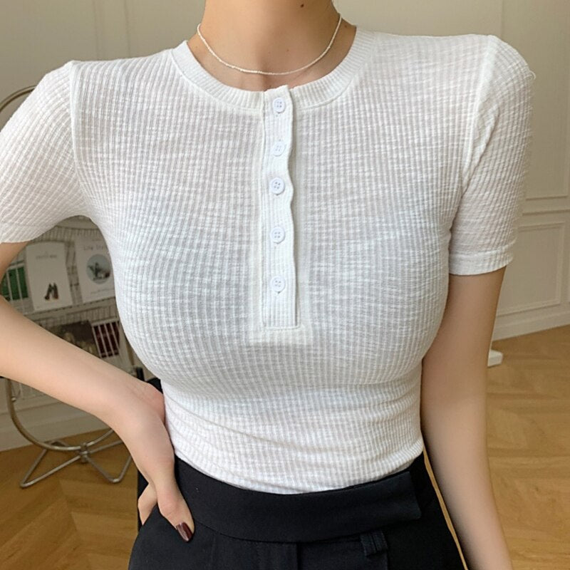 Short Sleeve Cotton Tee Shirt