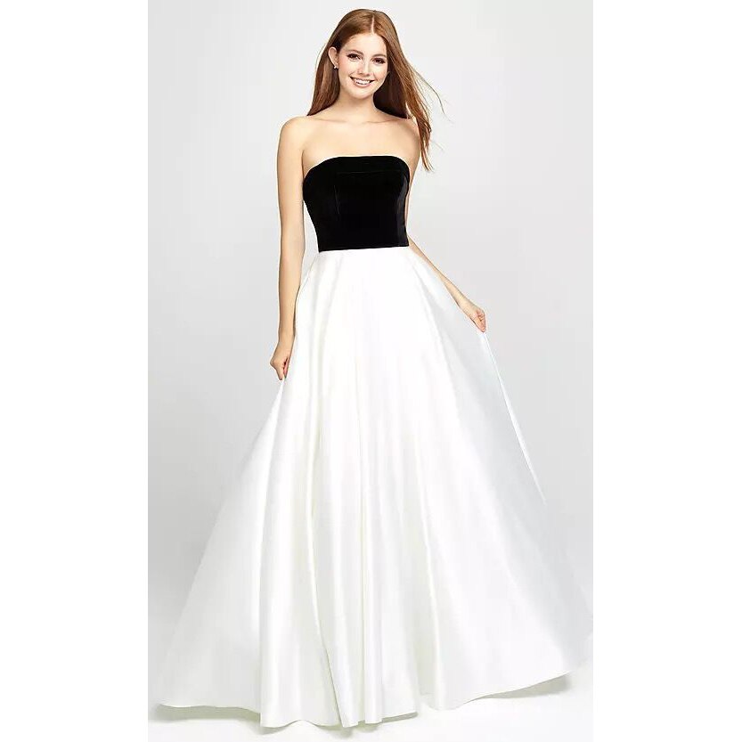 2023 White A Line Evening Dress Long Elegant Prom Dress
