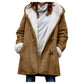 Thicken Fleece Lined Hooded Coat