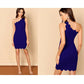 Women Summer One Shoulder Frilled Bodycon Dress Fashion Ladies Sexy Slim Fit Party Prom Mini Dress Solid Casual Dress