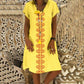 Women Summer Short Sleeve Cotton Linen Long Maxi Dress Fashion Ladies Casual Loose Beach Kaftan Dresses Sundress