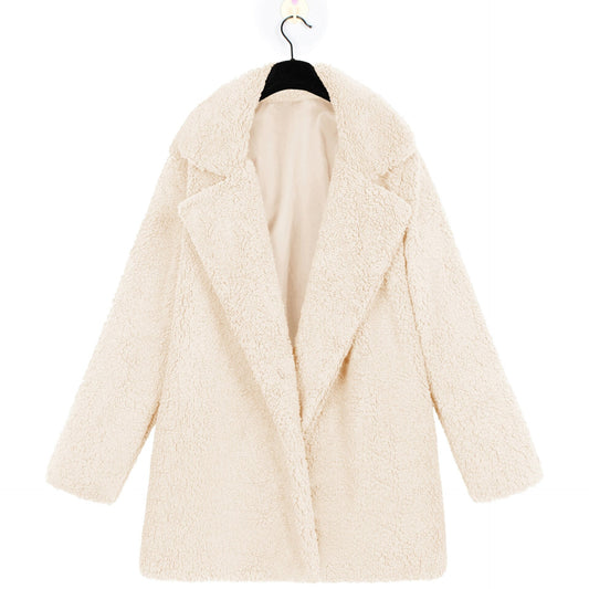 Soft Fur Fashion Plush Coat