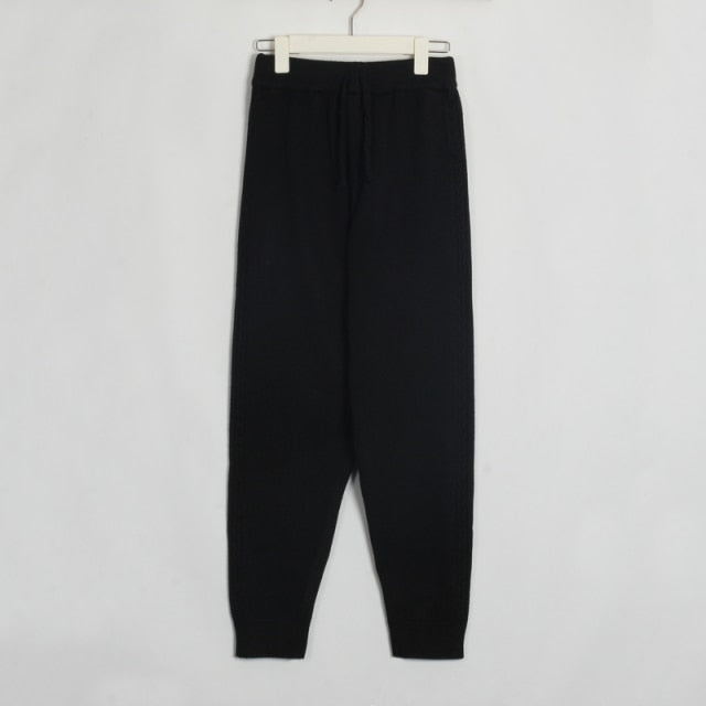 Womens Casual Knitted Pants