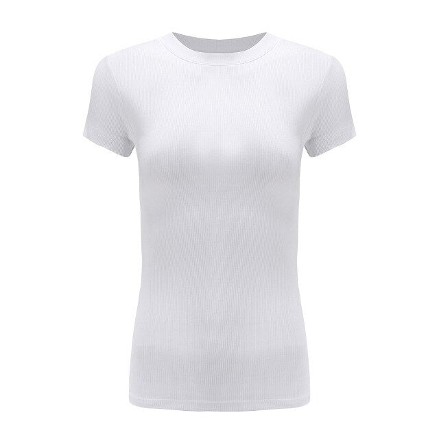 Women's O Neck Solid T-Shirt
