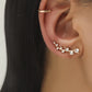Not Piercing Crystal Rhinestone Ear Cuff Earrings