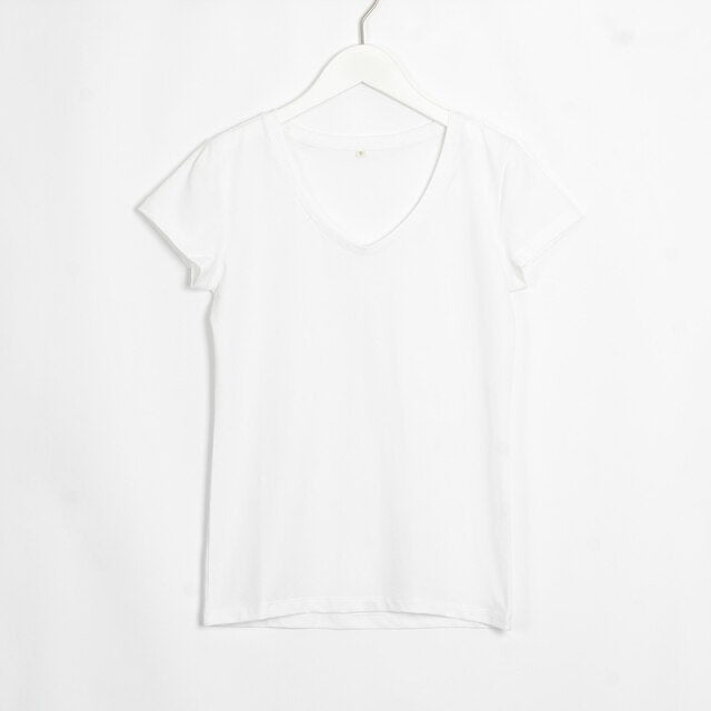 Spring Summer Solid T-Shirts