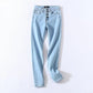 Stretch High Waist Jeans Women 2021 New Skinny Slim Fashion Washed Denim Pencil Pants Plastic Waist Lifting Ninth Pants