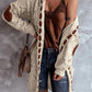 Knitwear New Hot Selling Long-Sleeved Cardigan Sweater Lace