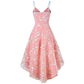 Vintage Lace Embroidered Party Dress Women Trumpet Dress