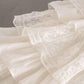White Dress Lace Condole Belt Party Embroidery Summer Mini Women Dress
