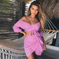 Women 2 Piece Plaid Crop Top Bodycon Skirt Summer Beach Party Mini Dress