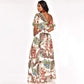 Women's Boho Maxi Dress Fashion Ladies Casual One Shoulder Floral Holiday Summer Beach Evening Party Long Sundress
